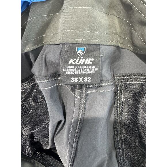 KÜHL Renegade Pants Men’s 38x32 Carbon Gray Outdoor Hiking Klassik Fit Tapered - Picture 11 of 16